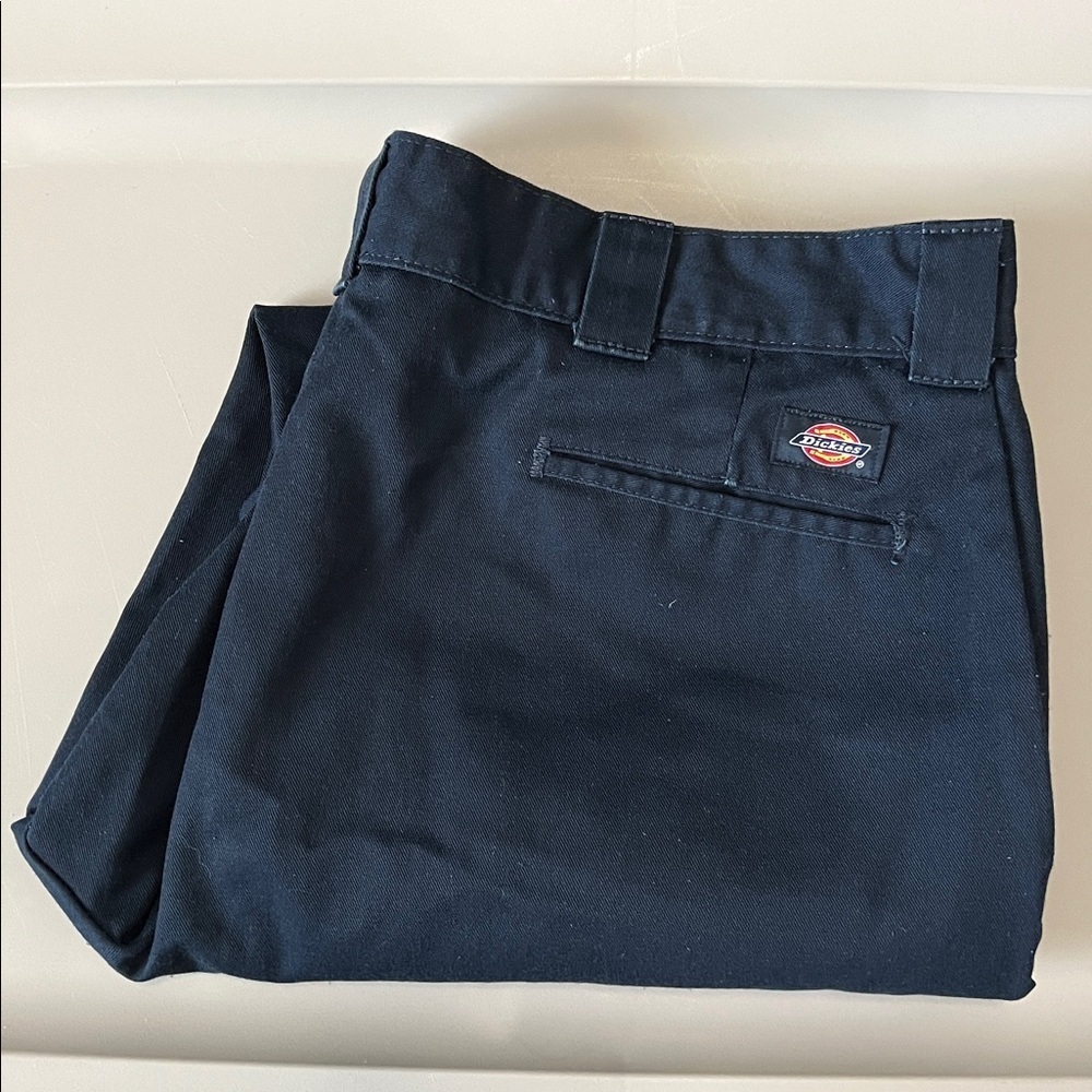 Dickies Relaxed Straight Leg Cargo Pants Blue *Estimated Size 40
